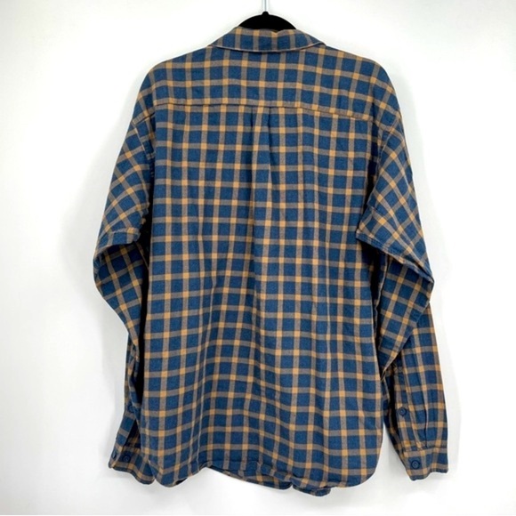 Patagonia Men's Plaid Striped Collared Long Sleeve Organic Cotton Buttondown - Picture 10 of 12